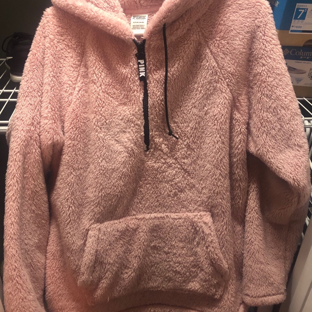 Victoria Secret PINK fuzzy Pull-Over